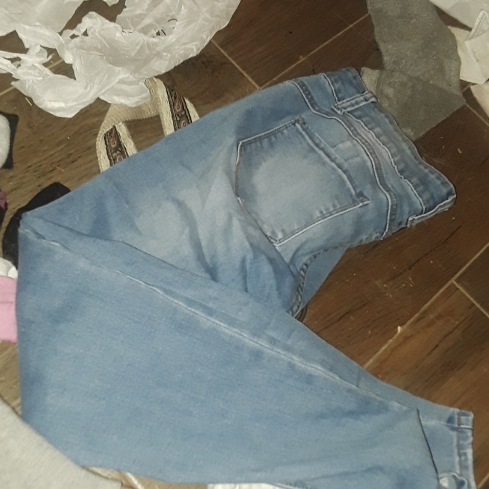 GoGo Star Ripped Light Jeans